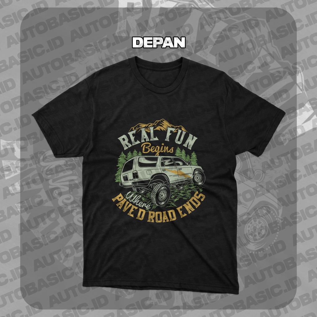 Baju Kaos Otomotif - Offroad Real Fun