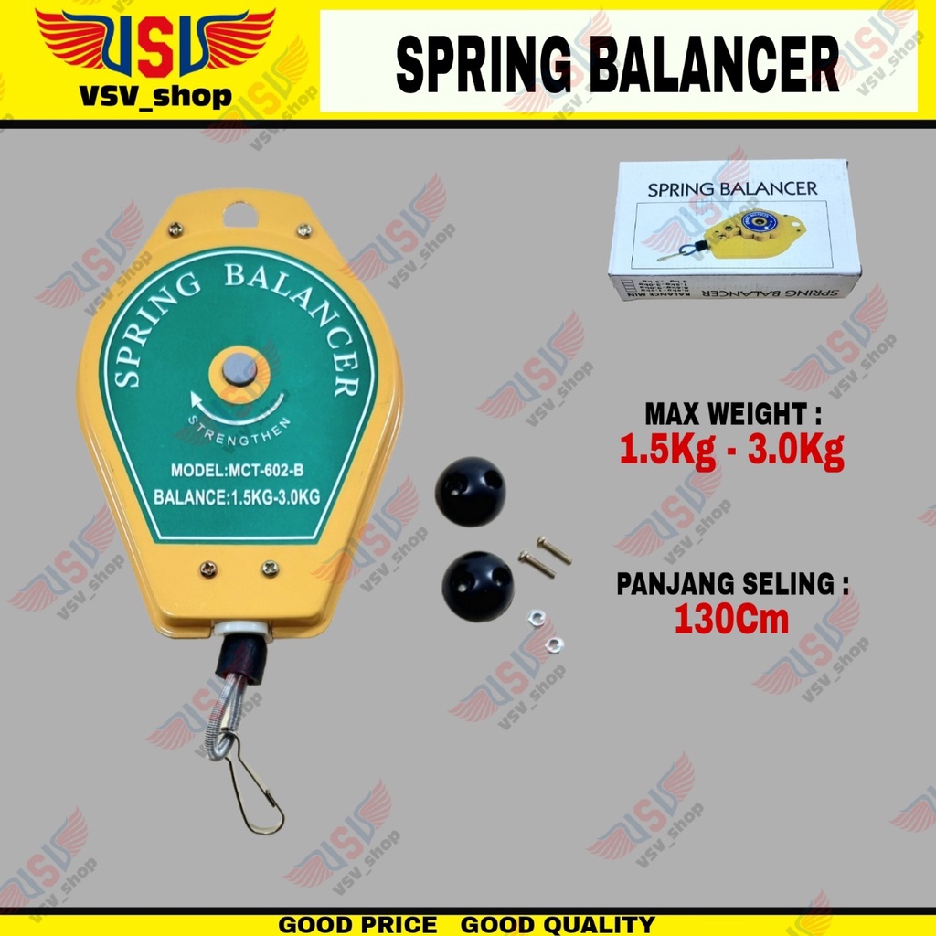 Spring Balancer 1.5-3Kg Gantungan Alat Air Tool Power tool