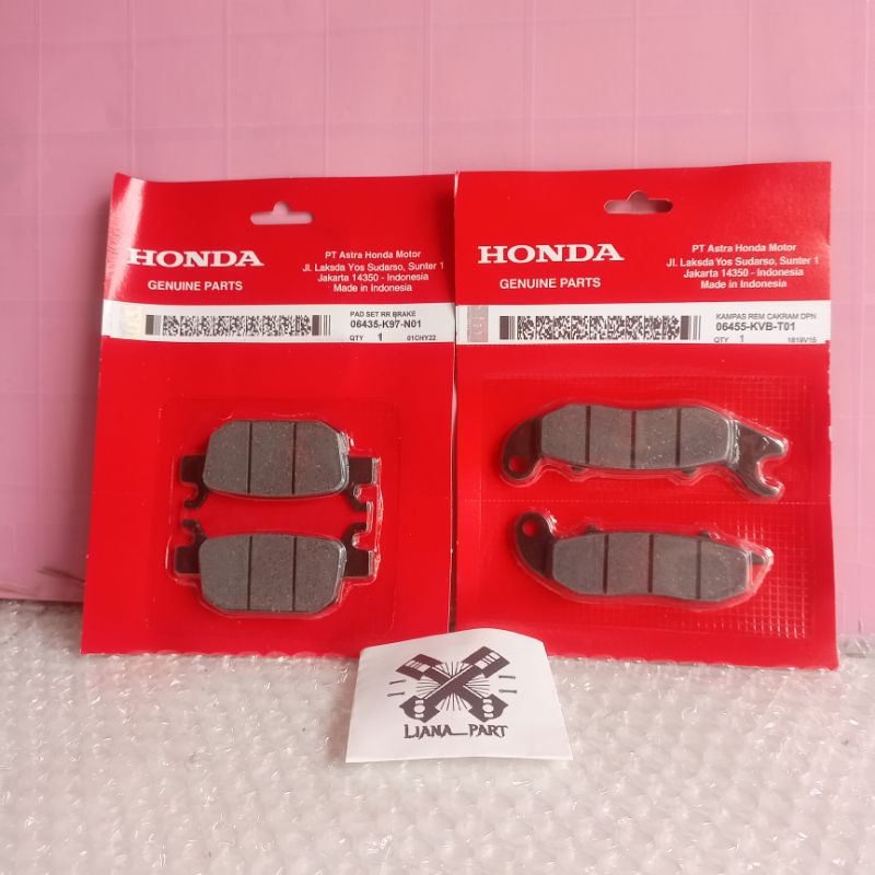 Kampas rem set depan belakang Pcx 160 ADV 150 PCX 150 Adv 160  TIPE ABS