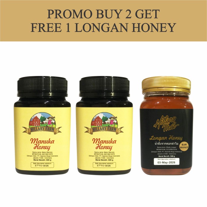 

Manuka Honey buy 2 get 1 Free Madu