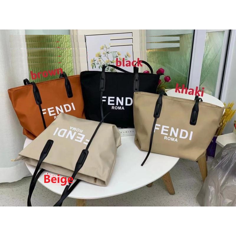 BJ62400 - BEIGE/BLACK/BROWN/KHAKI - TAS BAHU SHOULDERBAG NYLON WANITA FASHION IMPORT MODIS ELEGAN TERMURAH TERLARIS TERBARU BAGSTORE JAKARTA TAS BATAM ZC2400