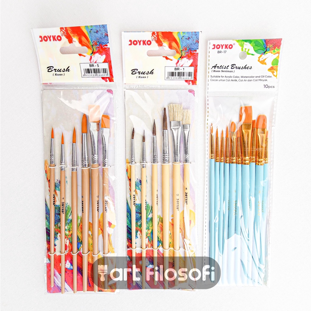 Joyko Paint Brush Set | Kuas Lukis Set