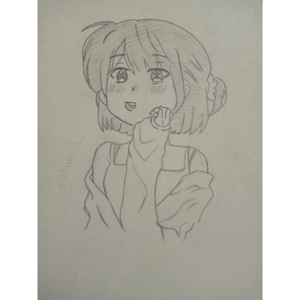 PO Sketsa gambar anime (custom)