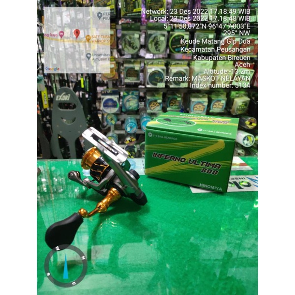 REEL HINOMIYA INFERNO UL TIMA 800