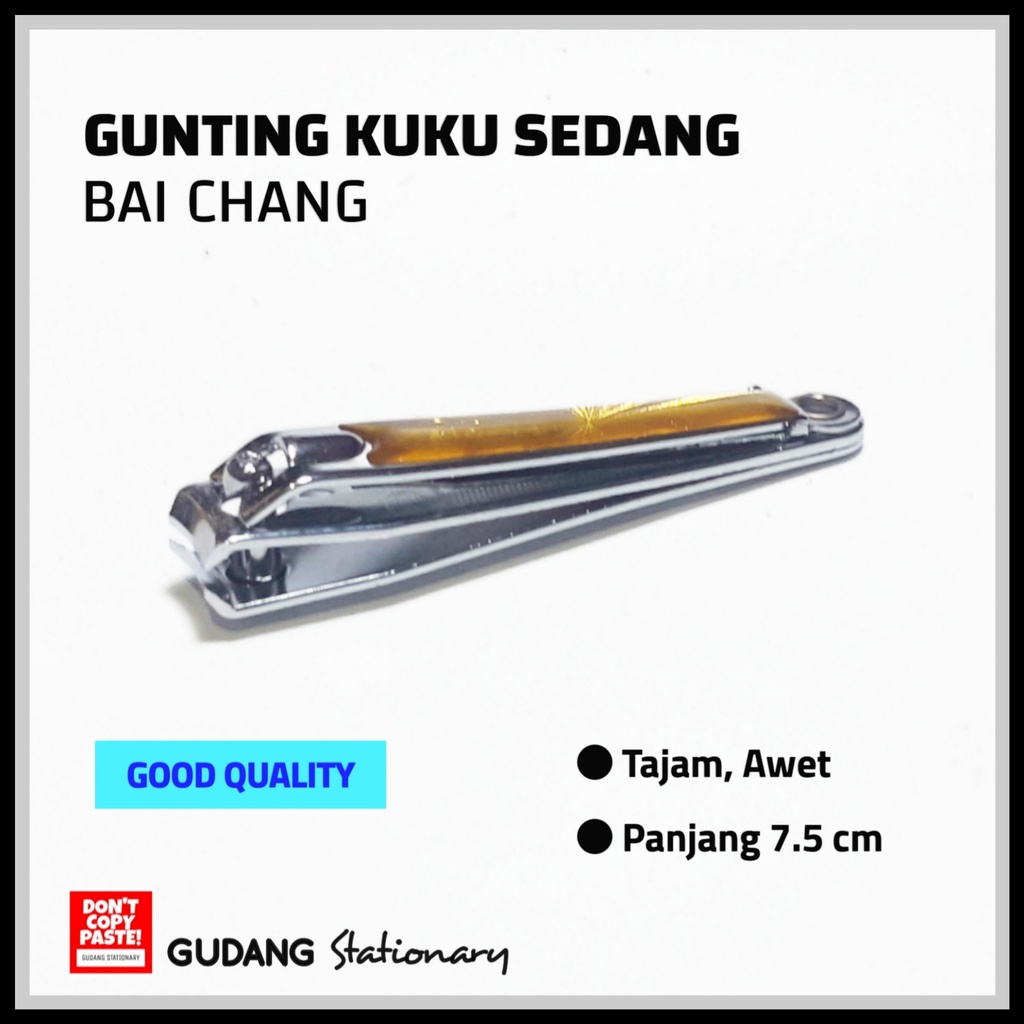 Gunting Kuku Sedang BAI CHANG [ 1 pcs ]