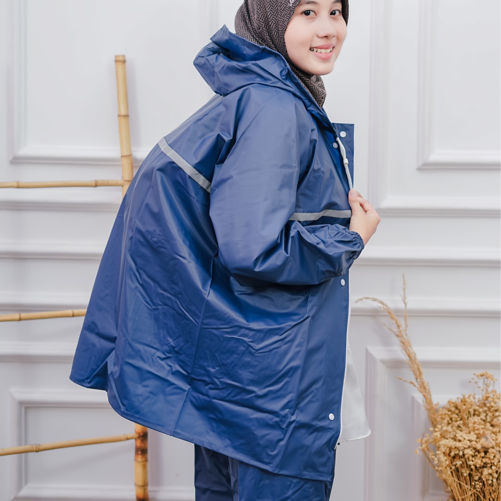 jas hujan setelan murah terbaik pria wanita RAINCOAT By SENWIL