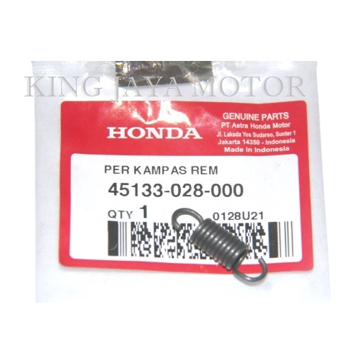 PER KAMPAS REM ORI ORIGINAL HONDA 45133-028-000