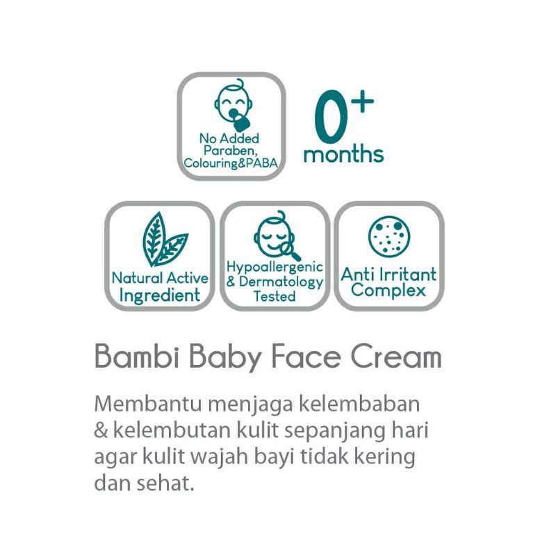 Bambi Face Cream 50ml ( Tube )