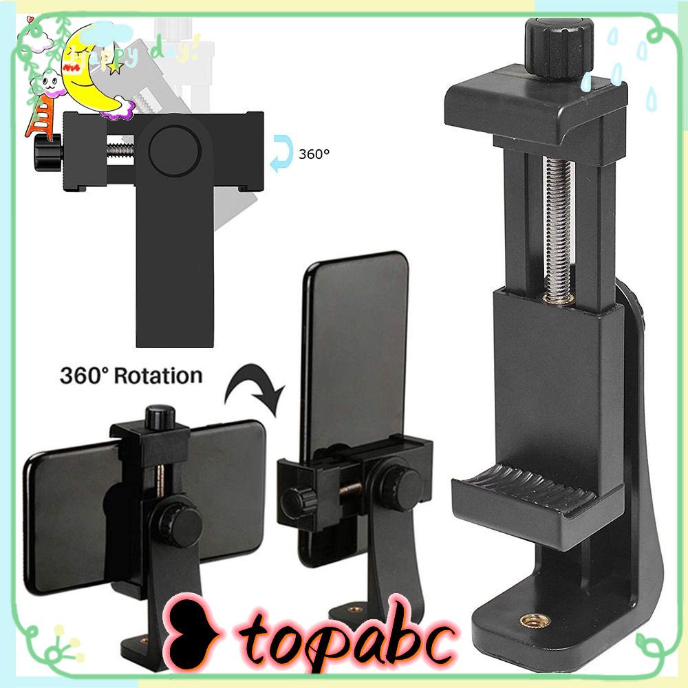 Top Tripod Adapter Smartphone Smartphone Mount Holder Penyangga Tripod Klip Hp