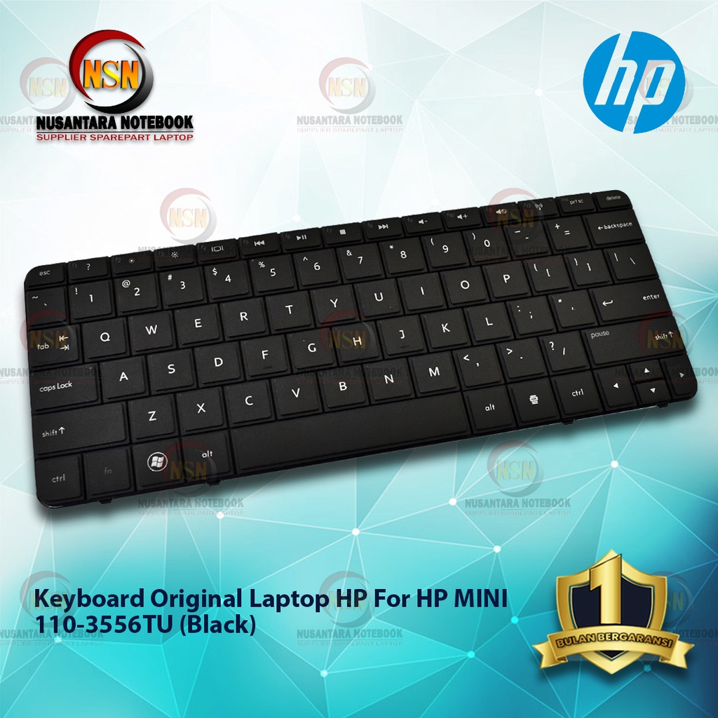 Keyboard Original Laptop HP MINI 110-3556TU BLACK