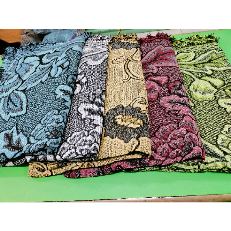 Hambal Rajut Katun 180*220 Monochrome/Pelangi