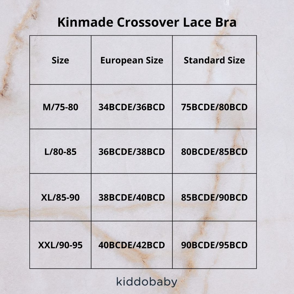 Kinmade Crossover Lace Bra | Bra