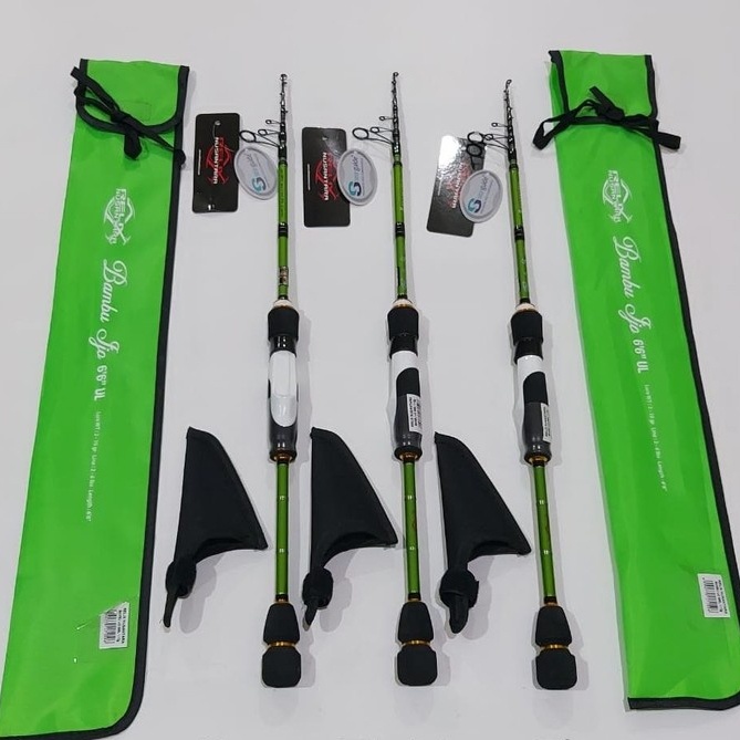 Joran Antena Telescopic Relix Nusantara Bambu Ijo 6'6 UL