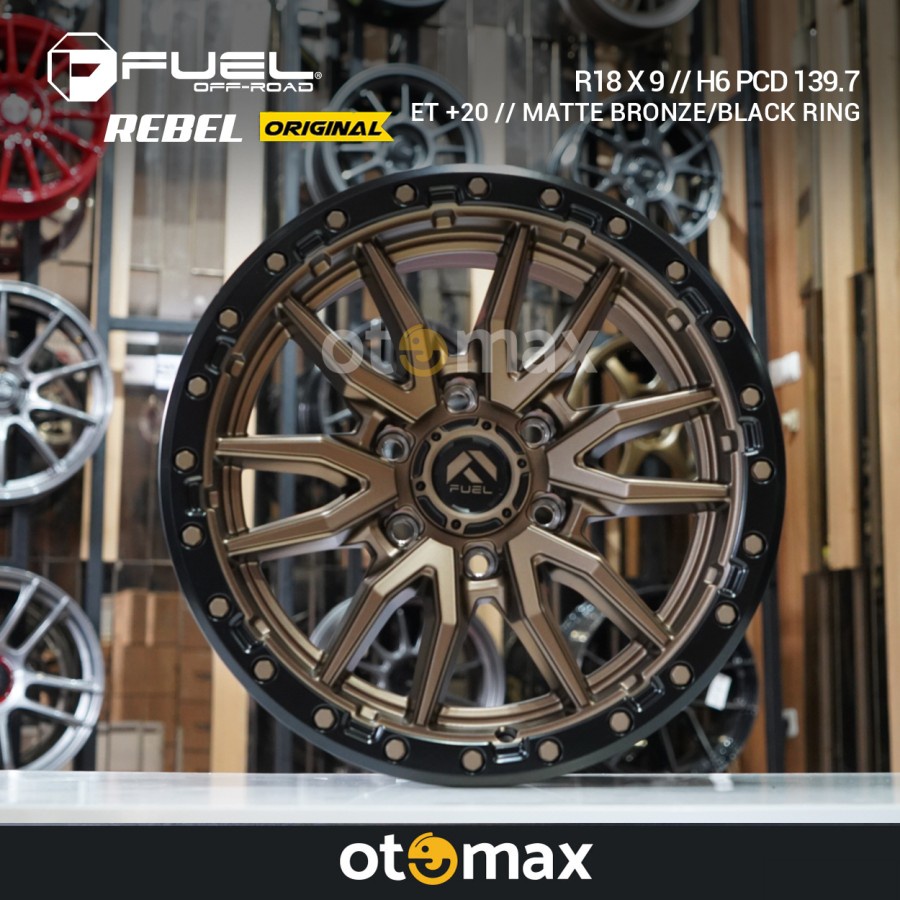 Velg Mobil Fuel Rebel Original Ring 18 Matt Bronze/Black Bronze
