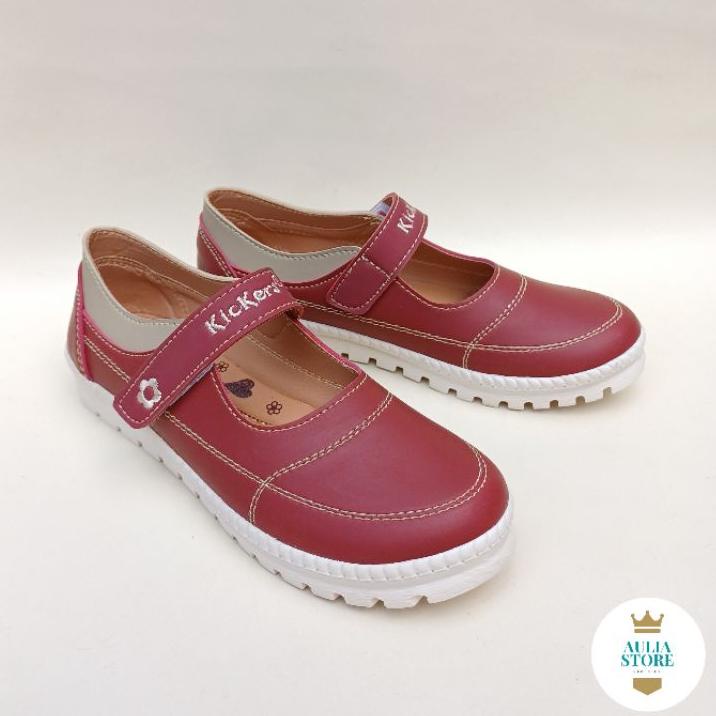 Hot Sepatu flat jumbo wanita kickers kode AU 37 tersedia size jumbo/big size 국