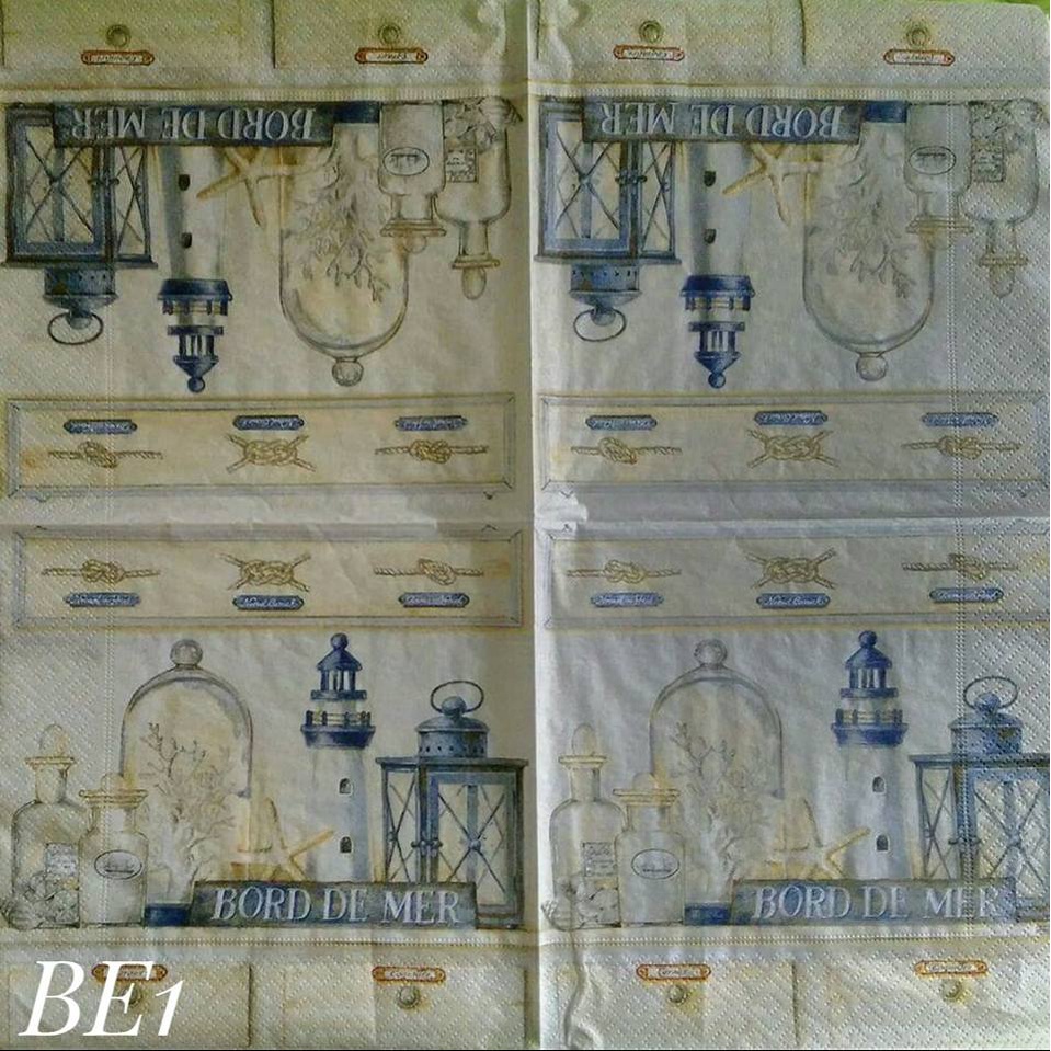 

Napkin Euro Beach BE1/ Tissue Decoupage