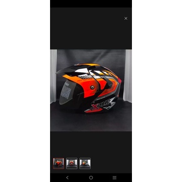 HELM TAKIRA XLINE BLACK/ORANGE