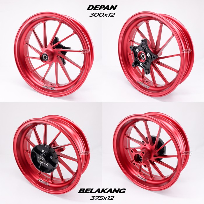 Velg Galespeed Aluminium Forged Wheels Honda Monkey 125 #Original