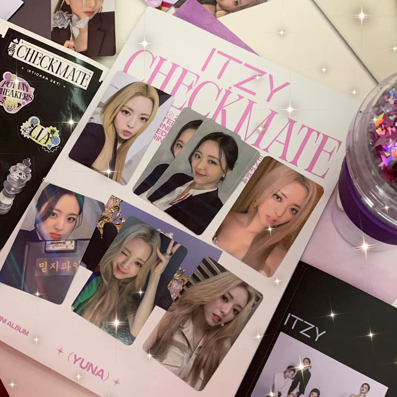 READY PHOTOCARD PC YUNA ITZY ALBUM POB CHACKMATE WITHMUU SOUNDWAVE KTOWN4U