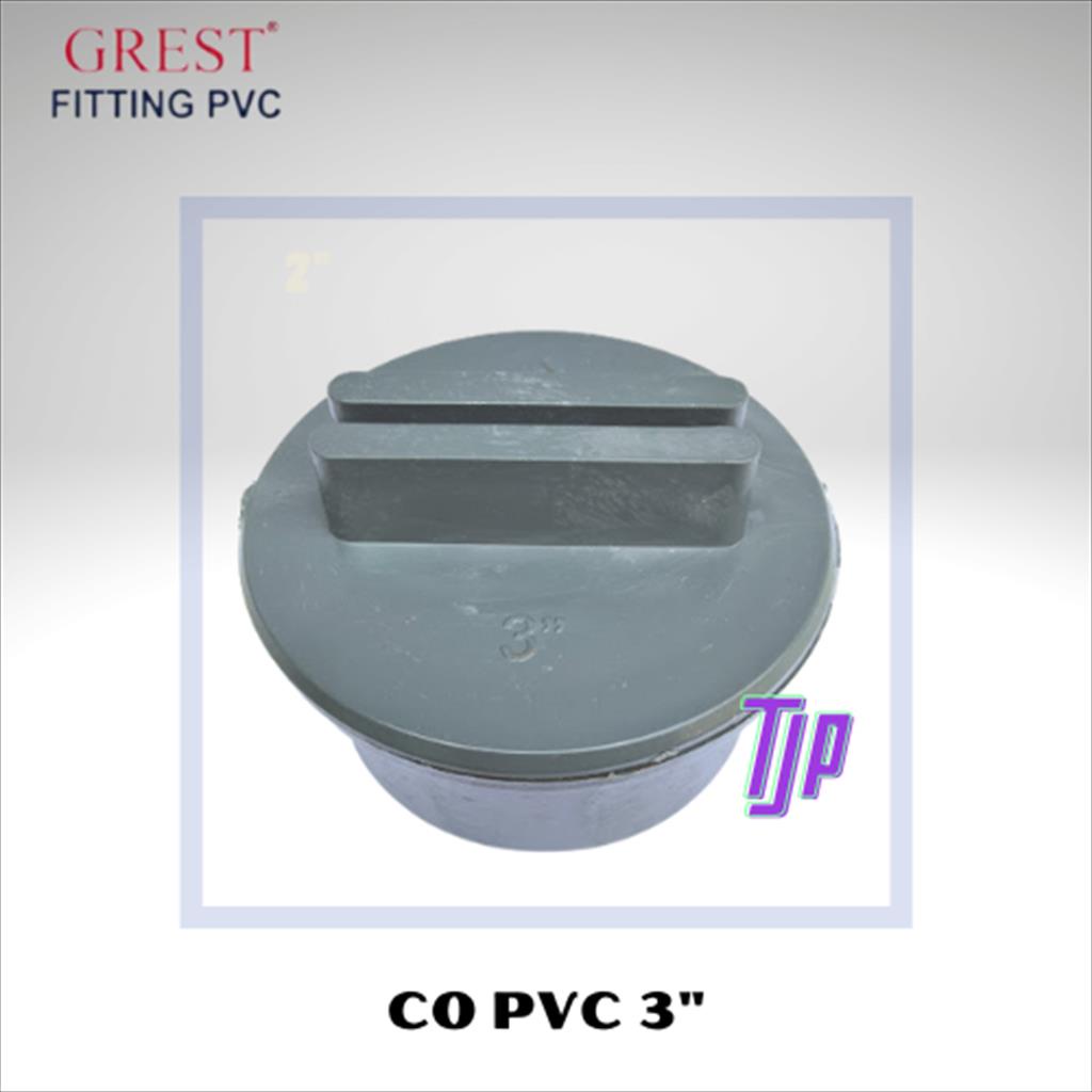 CO PVC GREST 3&quot; Clean Out 3 Inch