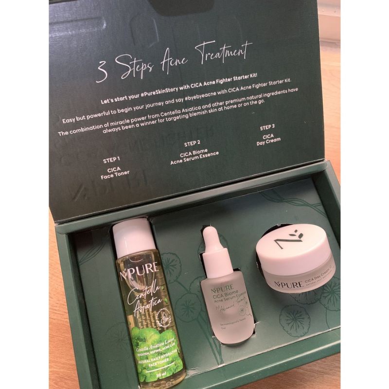 NPURE - Cica Acne Fighter Starter Kit 3 Steps