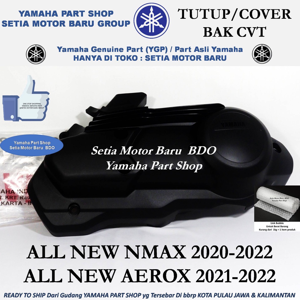 Cover Tutup Bak Cvt Mesin Cvt All New Nmax N Max 2020 All New Aerox 2021 Asli Yamaha Bandung