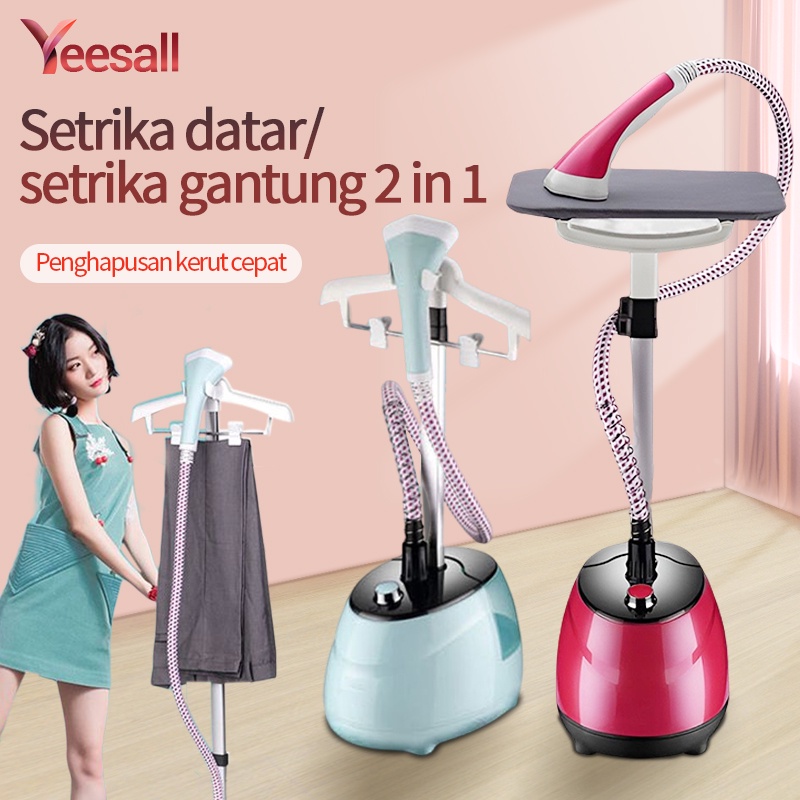 Setrika Uap Genggam Fungsional/Steam Iron Mesin Setrika Pakaian Uap dengan Genggam Besi 2 in 1