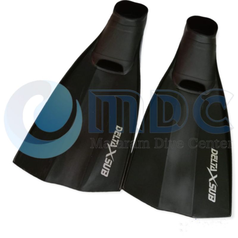 Kaki katak fins Diving Delta - Hitam L