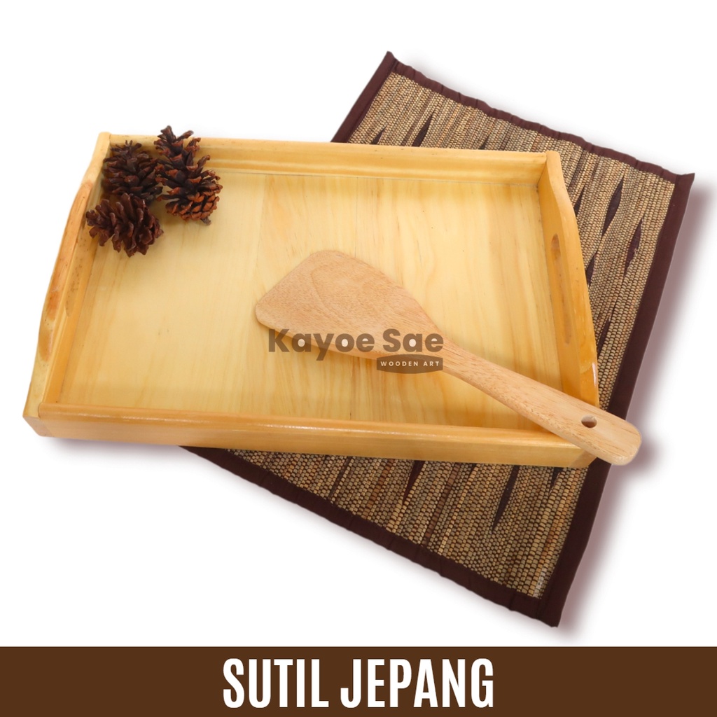 SPATULA JEPANG / SUTIL JEPANG / SOLET JEPANG SUTIL KAYU JEPANG SUTIL KAYU