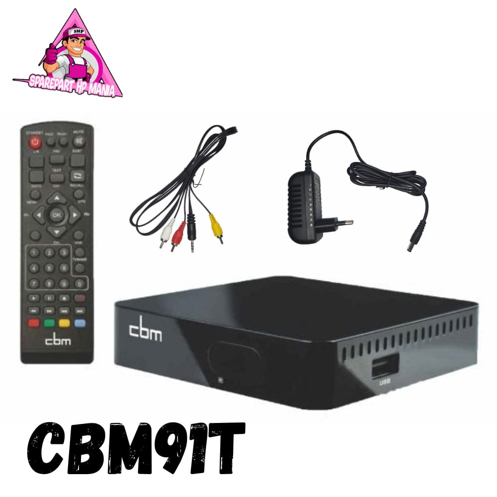 SET TOP BOX TV DIGITAL CBM CBM91T DVB-T2 STB RECEIVER