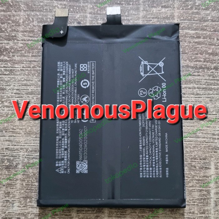 Baterai Batre Xiaomi Black Shark 4 PRO / BlackShark 4 ORIGINAL BS08FA