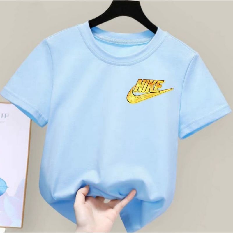 Kaos Anak Unisex N1k Gold T shirt Anak Umur 2-10Tahun Baju Anak Distro Atasan Anak Terbaru