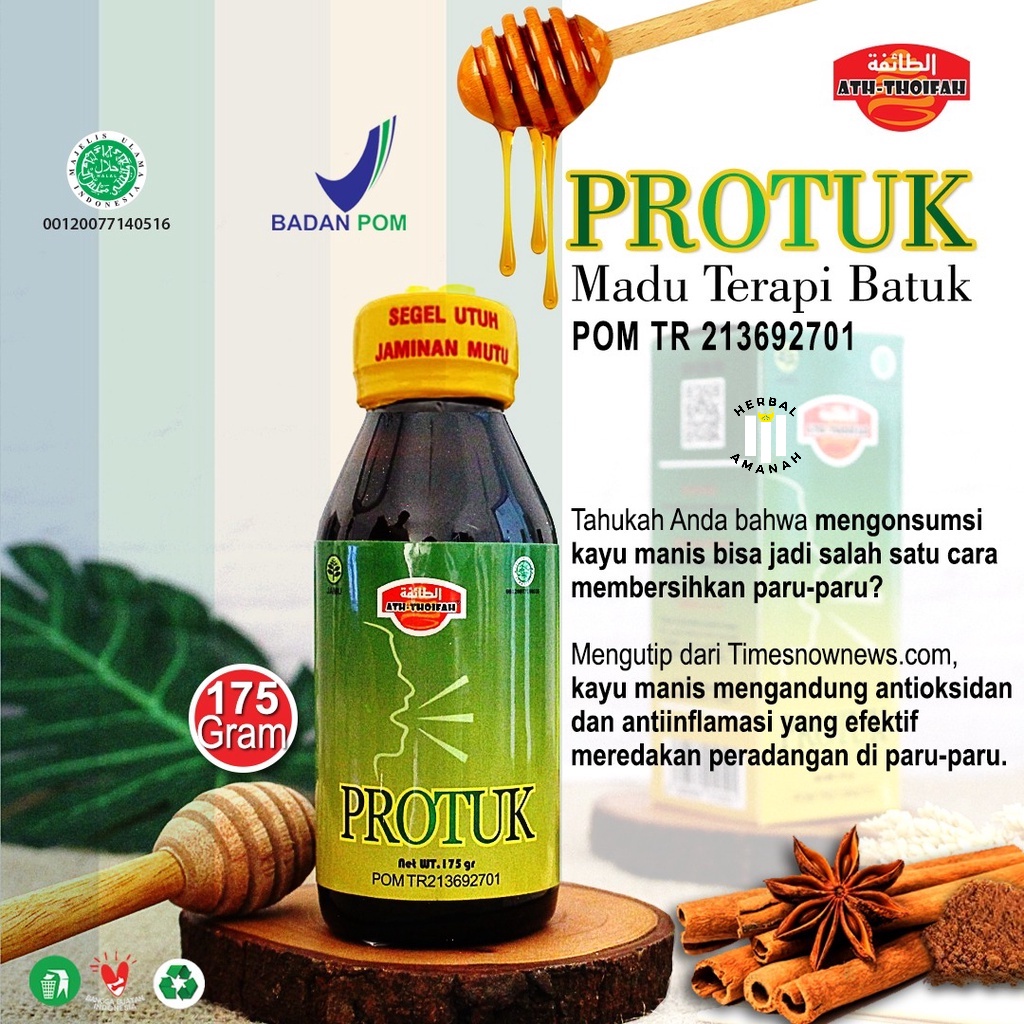 

PROTUK Madu Batuk BPOM - Obat Batuk Radang Tenggorokan Alergi Asma Sesak Nafas Original