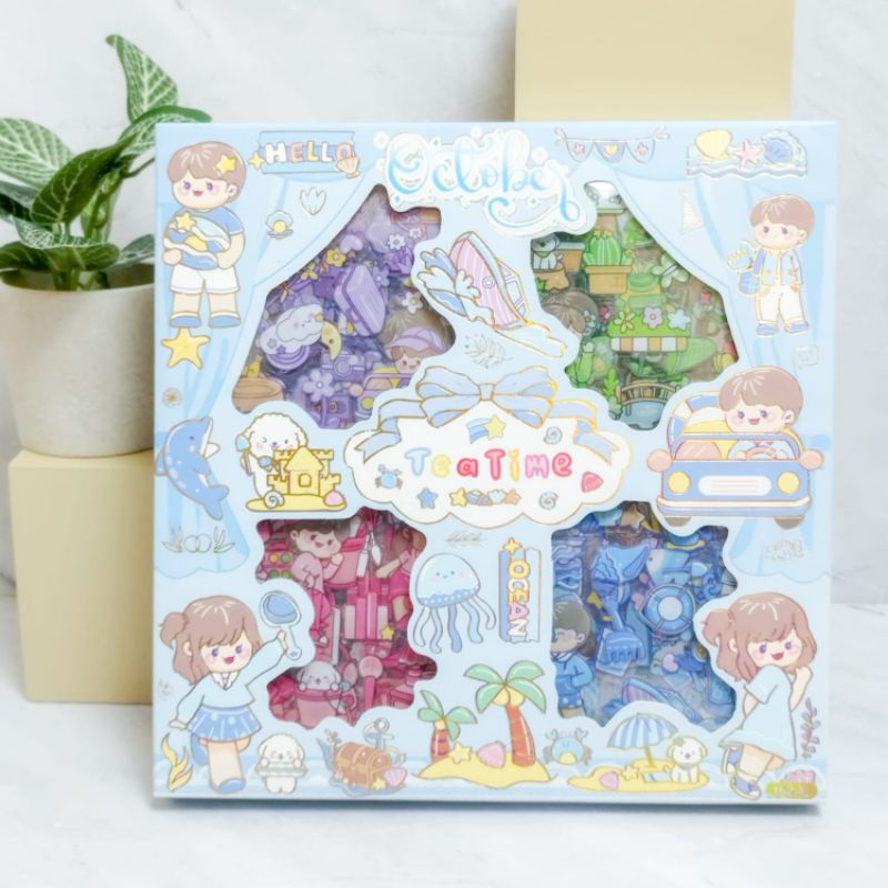 

Paket Box Stiker MOMO 100 Lembar Cute Sweet Waterproof