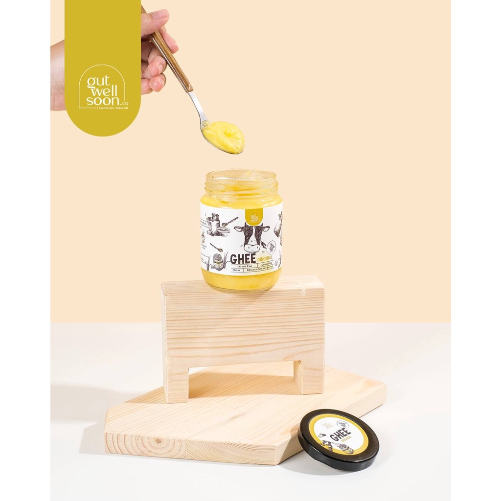 

Ghee (grass fed/ Clarified Butter bebas laktosa) - Gut Well Soon
