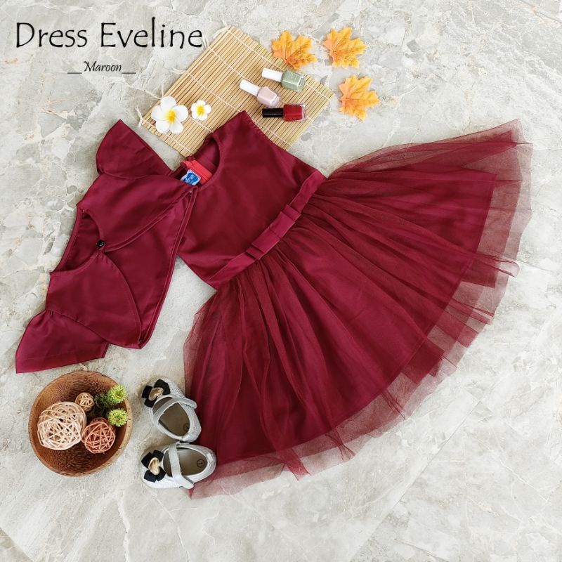 dress eveline natal dan dewasa /dress natal terbaru /christmas dress anak dan dewasa /kostum natal anak