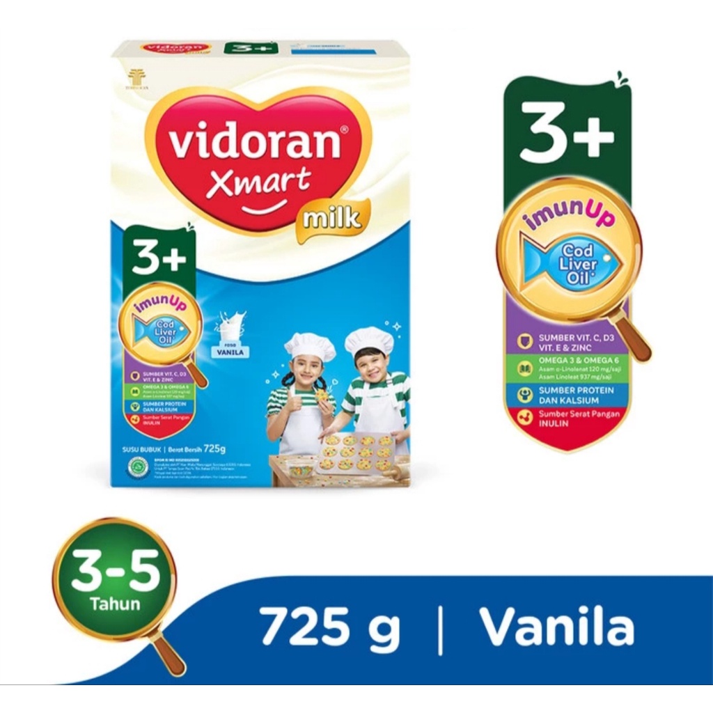 Vidoran Xmart 3+ Vanila 725 gr