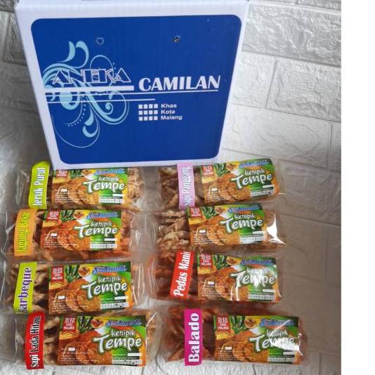

FREE ONGKIR!TERMURAH!!! Agen Kripik Tempe Malang Paket isi 8|KD4