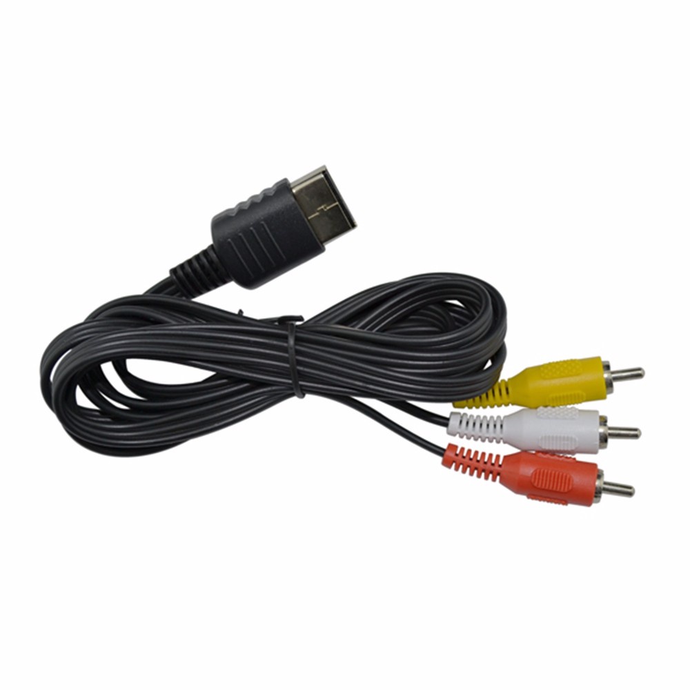 Kabel Av PS2 Ori / Kabel PS2 PS 2 ke tv / kabel PS2 ke tv full set / kabel jack ps 2 / Panjang 1.8 Meter - Kabel PS2 Ke Tv