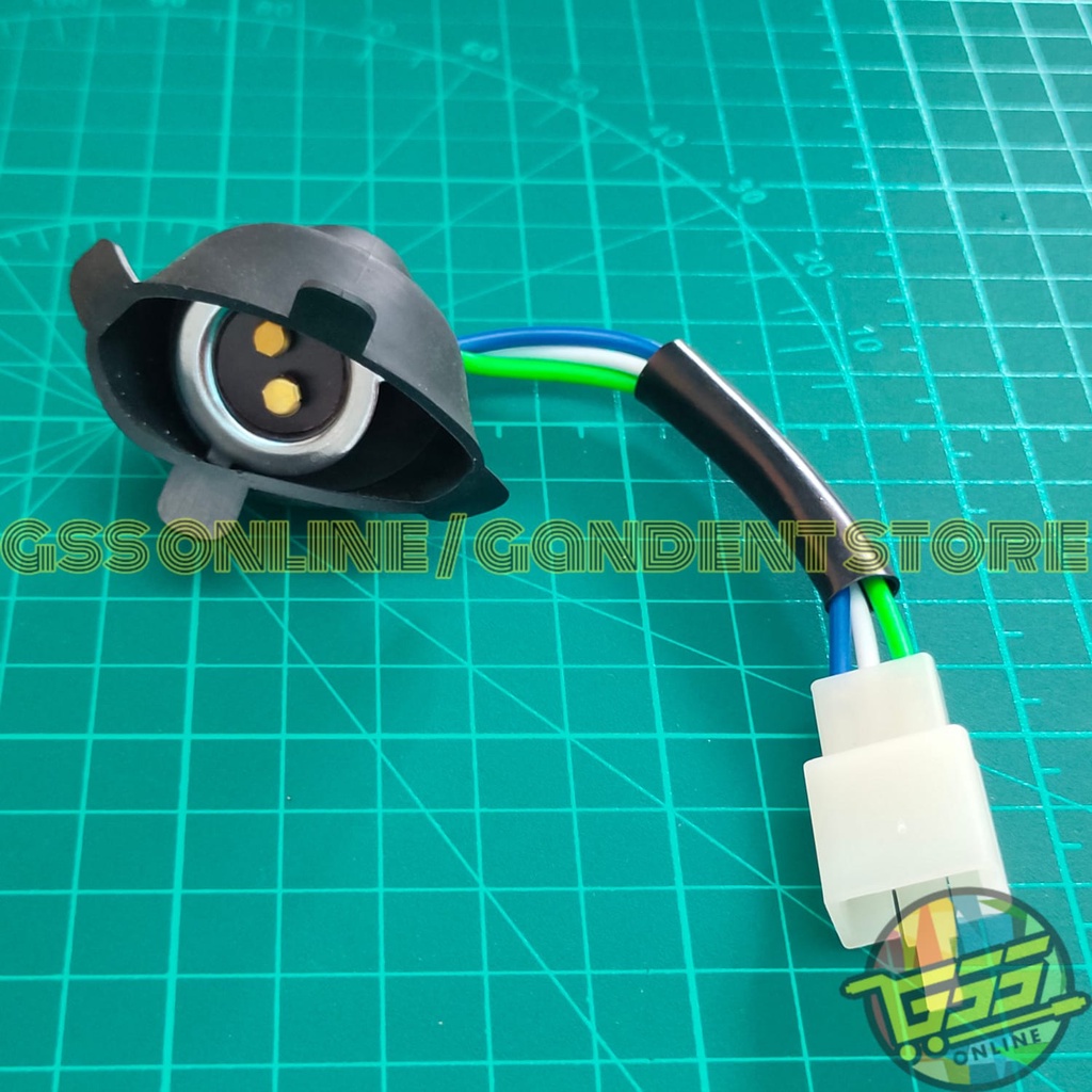 Fiting Lampu Grand Supra Vario Cop Depan Dop Soket Honda Yamaha Universal