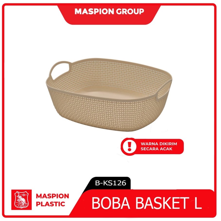 Jual Keranjang Estetik Boba Basket Large Maspion Plastik B Ks Keranjang Hantaran Shopee