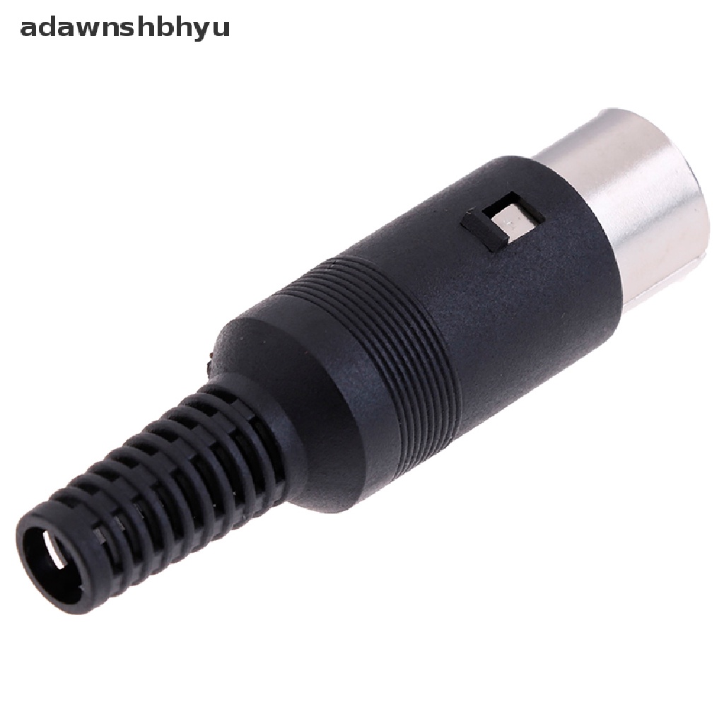 Adawnshbhyu Din plug 13pin male Konektor Adaptor audio Sebaris Untuk atari st ken icom ID