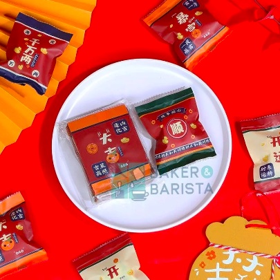 imlek cookies wrap isi 10pc mix motif chinese new year cookies bag cny