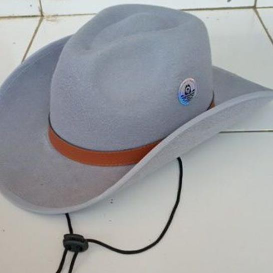 Topi Koboy Laken Fedora Koboitali gesper