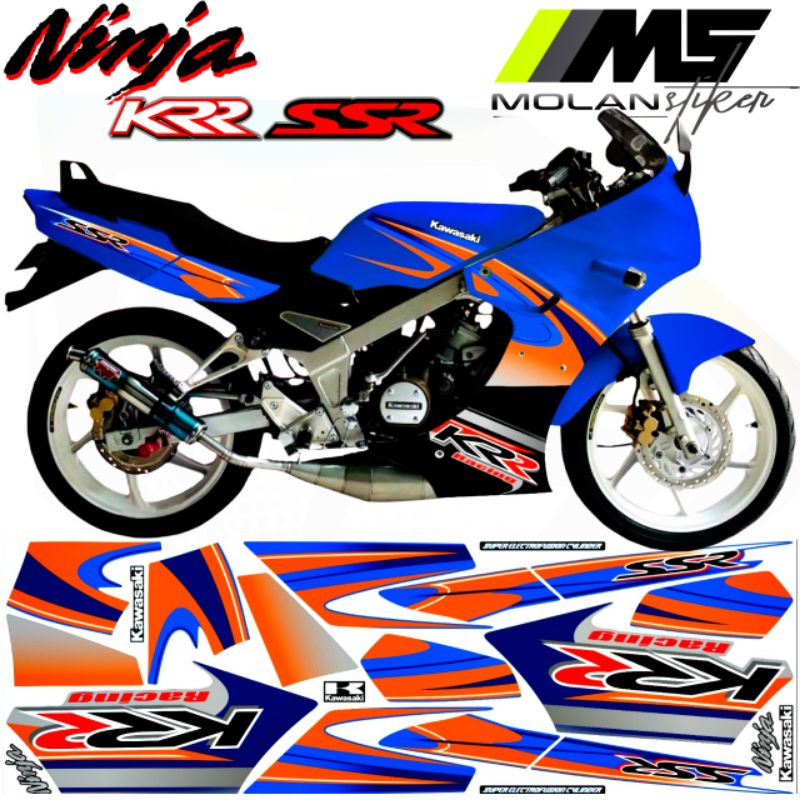 Decal Sticker Striping Variasi Ninja R SSR KRR 150 Thailand - KR 150 R E6 E7 E8 - Ninja R KRR SE - N