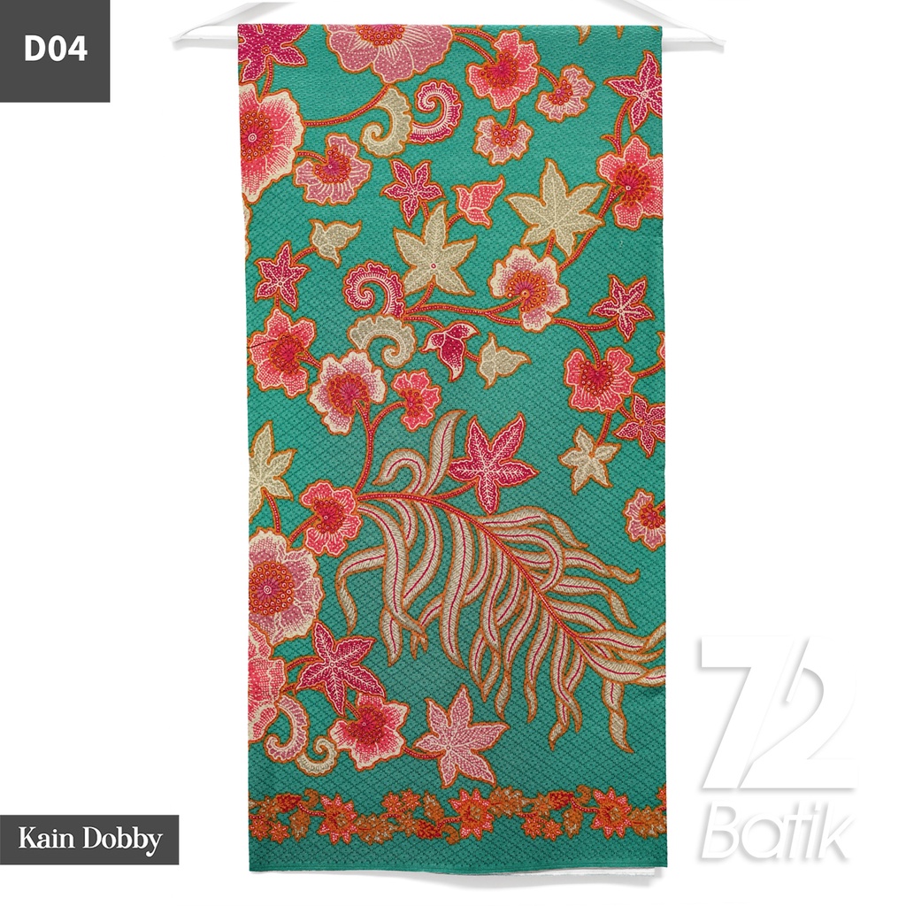 KAIN BATIK PREMIUM Dobby Motif Kembang Palem Warna Hijau 722949 Cap 72 Jarik Jarit Samping Kebat Panjang Batik Dobby Modern Premium Bahan Seragam Batik Pernikahan Kantor Keluarga Murah Kamen Jadi Batik Bali Lembaran