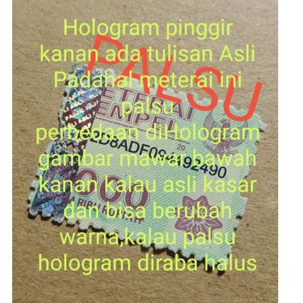 

[C[73 ♥] Meterai Tempel 6000 Tahun 2015,2016.2017,2018,2019,2020,2021Asli (S13)-super keren