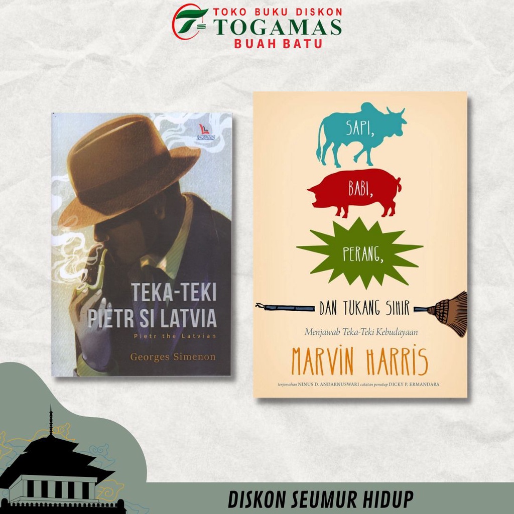 TEKA-TEKI PIETR SI LATVIA - GEORGES SIMENON // SAPI, BABI, PERANG, DAN TUKANG SIHIR (MENJAWAB TEKA T