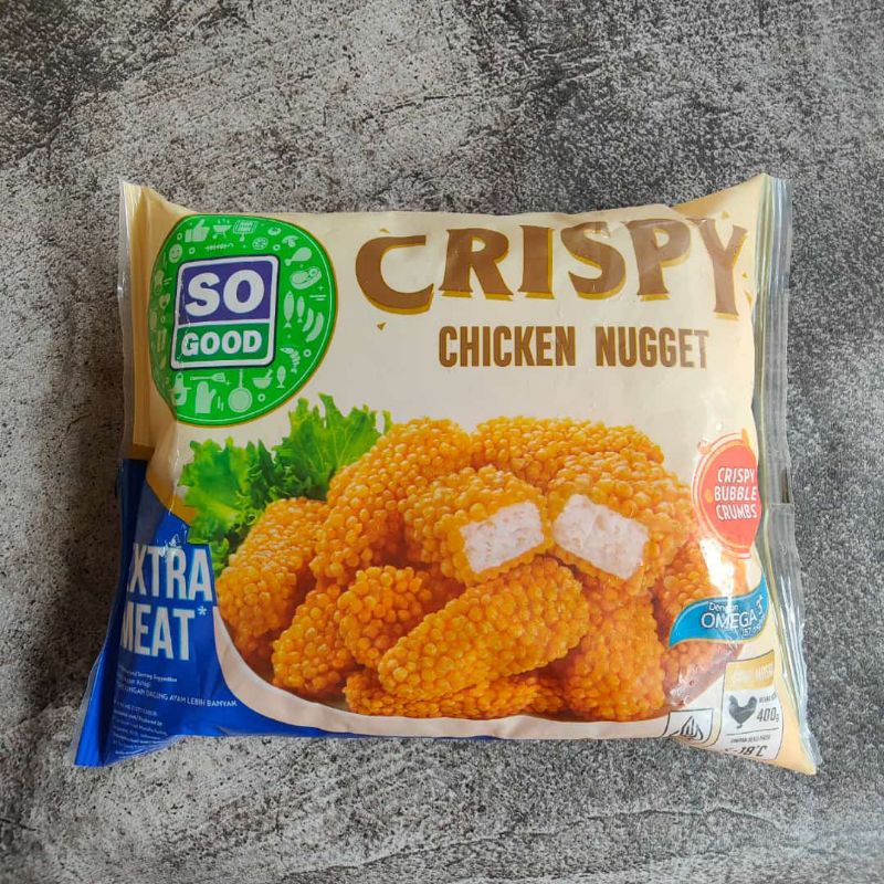 

SO GOOD CRISPY CHICKEN NUGGET 400gr