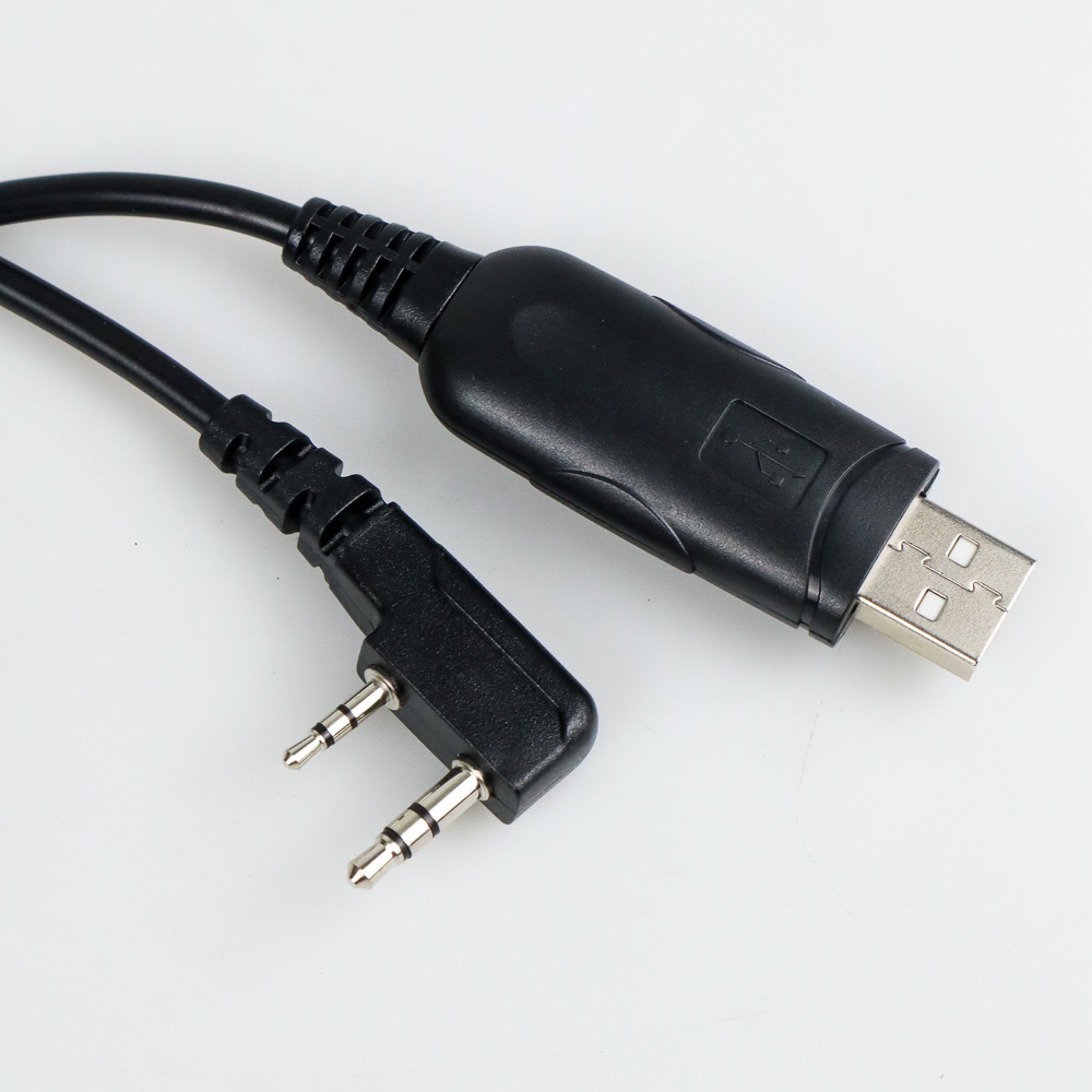 Taffware USB Programming Cable + CD Driver for Taffware Pofung Baofeng Walkie Talkie - Black